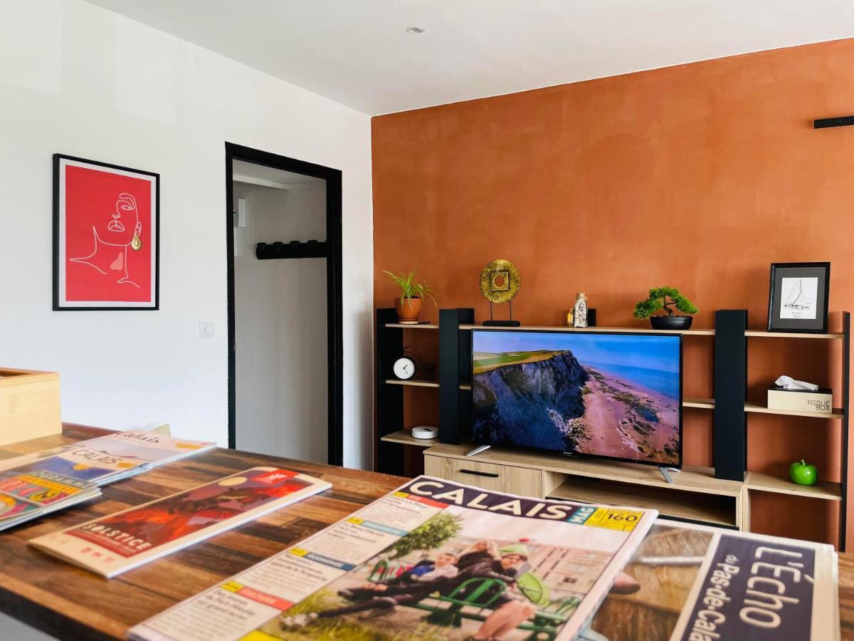 Ferienwohnung La Brise Marine Calais Exterior foto